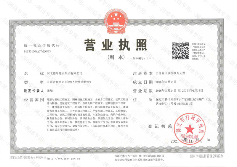 人生就是博集团营业执照